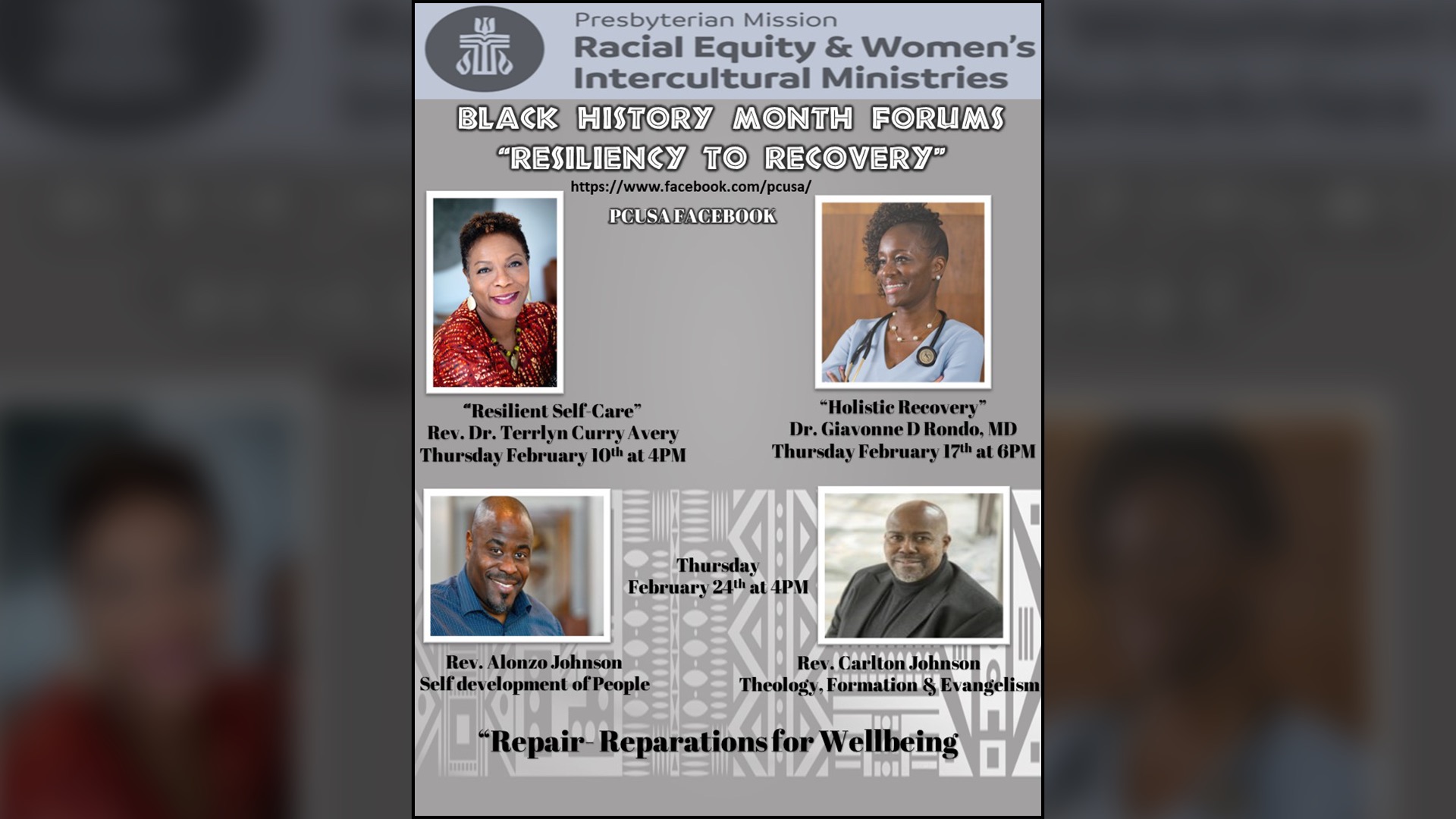 Black History Month Forums - “Resiliency To Recovery” - National Black ...