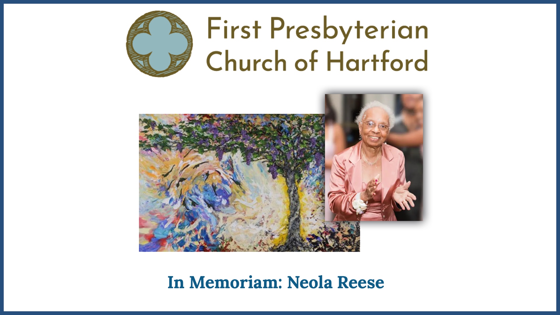 In Memoriam: Neola Reese - National Black Presbyterian Caucus (NBPC)